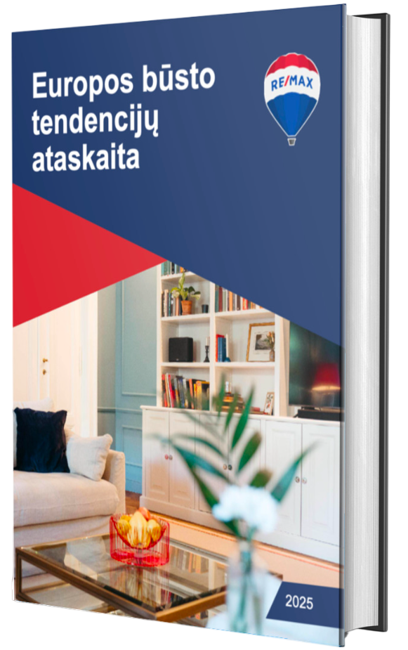 Europos būsto tendencijų ataskaitos viršelis.